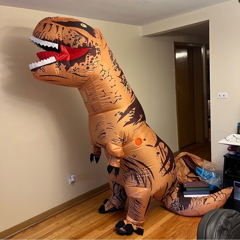 Inflatable Dinosaur Costume